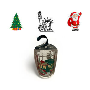 Starbucks New York Clear Ornament 2 inch Mini Cup Discovery Series 2025 Collect